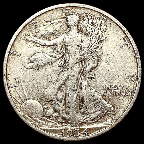 1934-S Walking Liberty Half Dollar NEARLY UNCIRCULATED