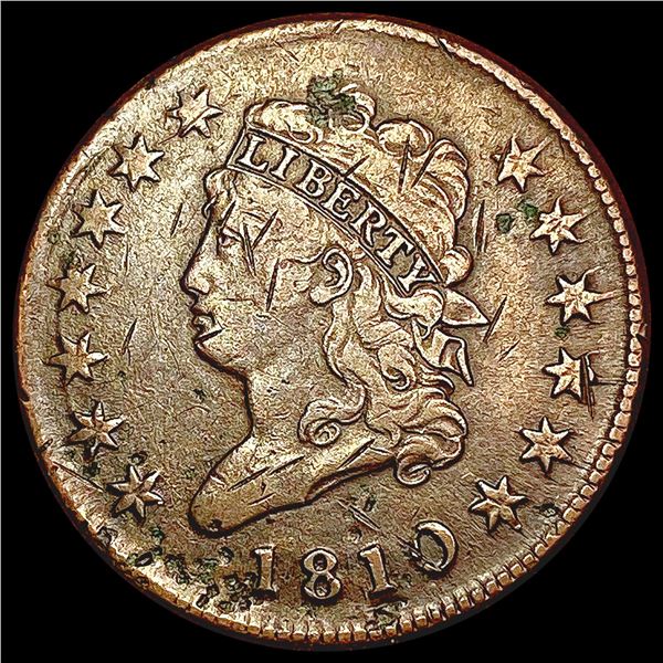 1810 Classic Head Large Cent LIGHTLY CIRCULATED