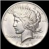 Image 1 : 1921 Silver Peace Dollar NEARLY UNCIRCULATED