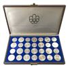 Image 3 : 1976 Montreal Olympics Silver $5 and $10 Coin Set [28 Coins]