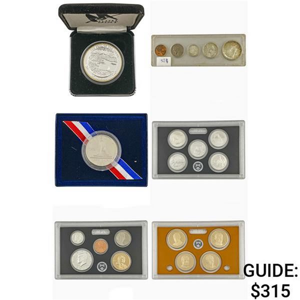 1964-2014 US Silver Mint and Proof Set Lot [21 Coins]