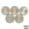 Image 1 : 1976 Montreal Olympics $10 Silver Coin Lot [5 Coins]