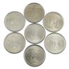 Image 2 : 1976 Montreal Olympics $5 Silver Coin Lot [7 Coins]