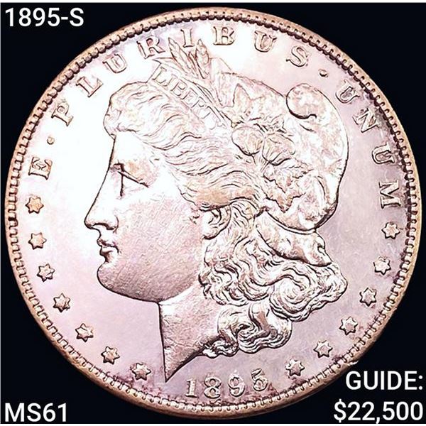 1895-S Morgan Silver Dollar UNCIRCULATED