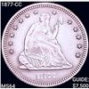 Image 1 : 1877-CC Seated Liberty Quarter CHOICE BU