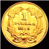 Image 2 : 1859-D Rare Gold Dollar UNCIRCULATED