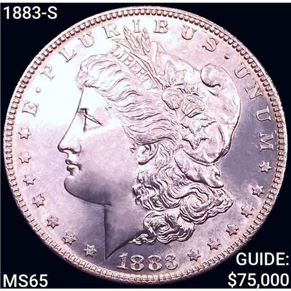 1883-S Morgan Silver Dollar GEM BU
