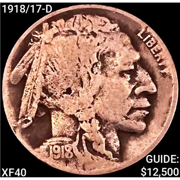 1918/17-D Buffalo Nickel NEARLY UNCIRCULATED