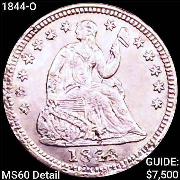 1844-O Seated Liberty Half Dime UNCIRCULATED