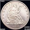 Image 1 : 1865 Seated Liberty Half Dollar CHOICE BU