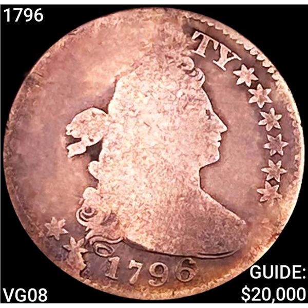 1796 Draped Bust Dime NICELY CIRCULATED