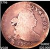 Image 1 : 1796 Draped Bust Dime NICELY CIRCULATED