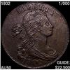 Image 1 : 1802 1/000 Draped Bust Cent CLOSELY UNCIRCULATED