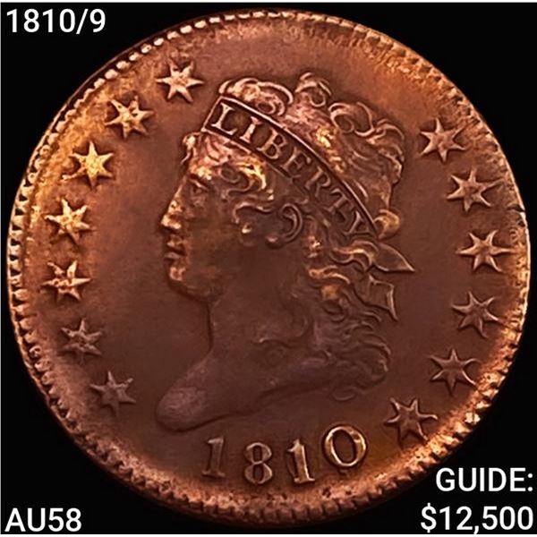 1810/9 Classic Head Large Cent CHOICE AU