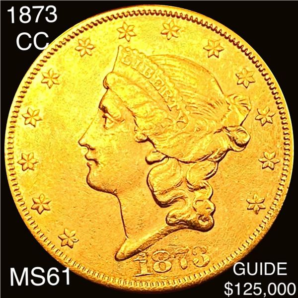 1873-CC $20 Gold Double Eagle UNCIRCULATED