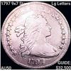 Image 1 : 1797 9x7 Stars Lg Letters Draped Bust Dollar CLOSELY UNCIRCULATED