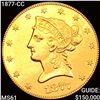 Image 1 : 1877-CC $10 Gold Eagle UNCIRCULATED