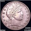 Image 1 : 1915 Barber Half Dollar CHOICE BU