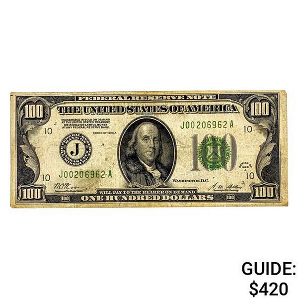1928A $100 U.S. Federal Reserve Note
