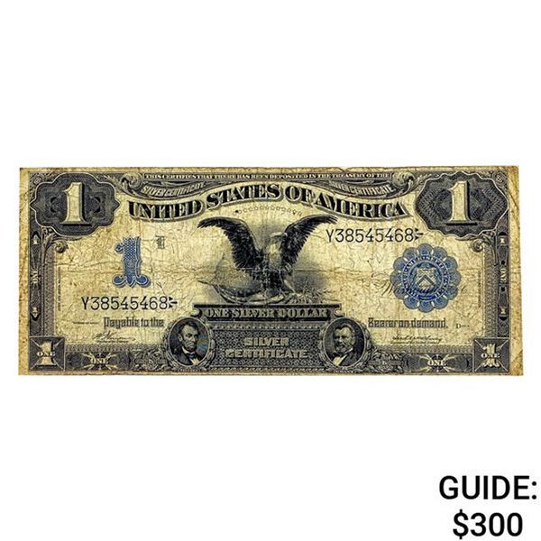 1899 $1 Large Silver Certificate - Black Eagle
