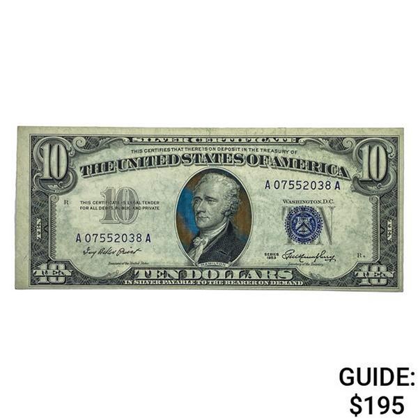 1953 $10 Silver Certificate