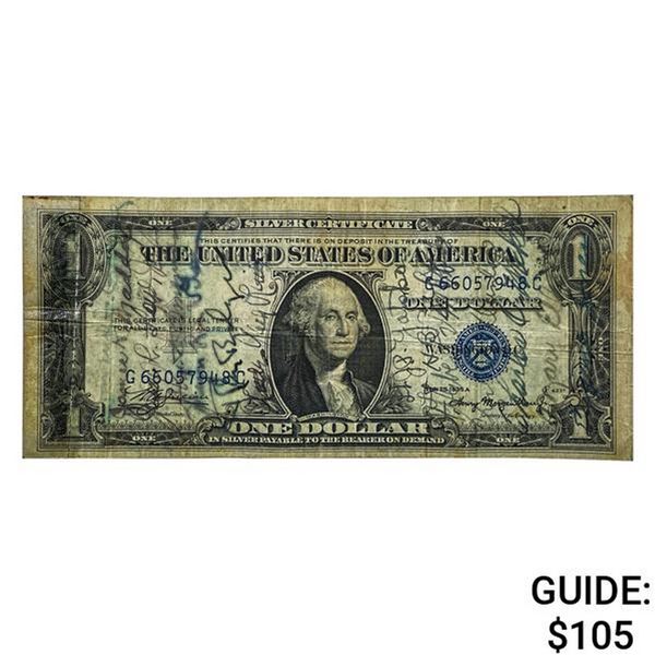 1935A $1 Silver Certificate - Short Snorter