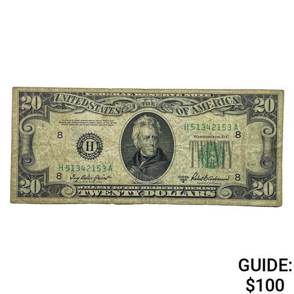 1950B $20 U.S. Federal Reserve Note