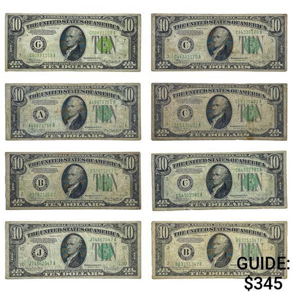 [8]1934 $10 U.S. Federal Reserve Notes