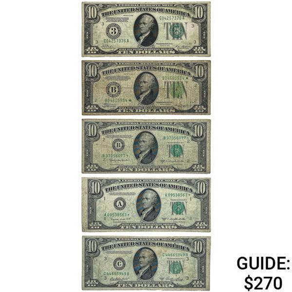 [5]1928-1950 $10 U.S. Federal Reserve Notes