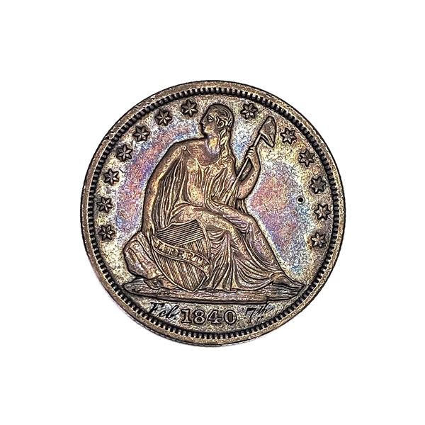 1840 Seated Liberty Half Dollar NEARLY UNCIRCULATED