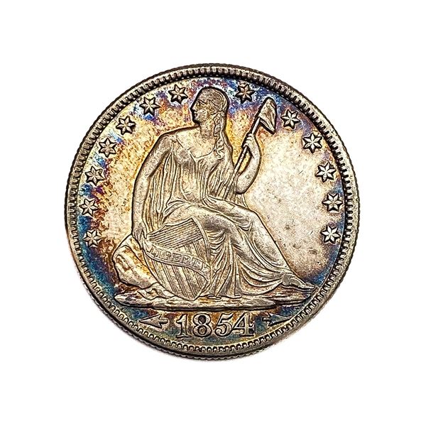 1854-O Arrows Seated Liberty Half Dollar UNCIRCULATED