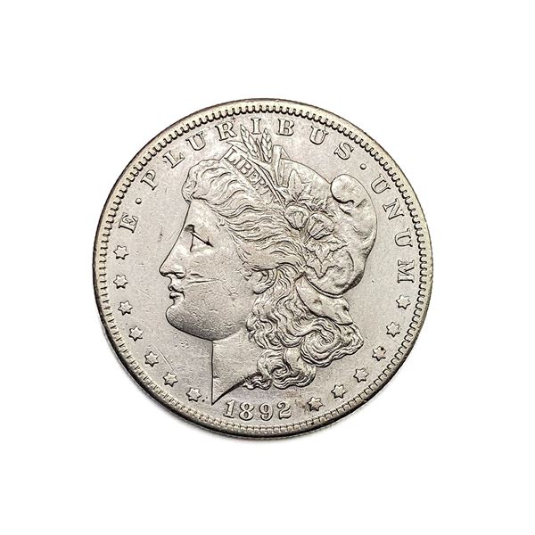 1892-S Morgan Silver Dollar CLOSELY UNCIRCULATED
