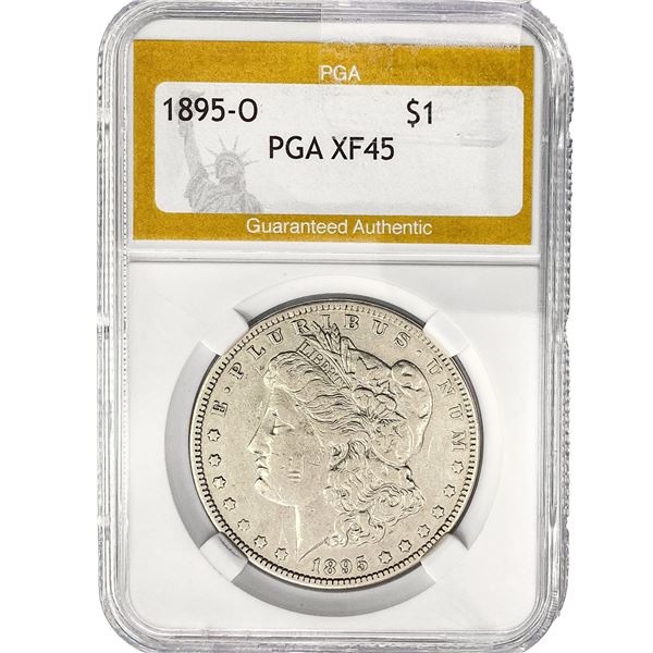 1895-O Morgan Silver Dollar PGA XF45