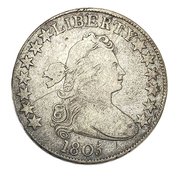 1805 Draped Bust Half Dollar LIGHTLY CIRCULATED