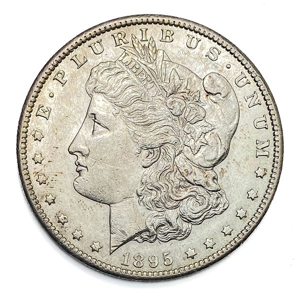 1895-S Morgan Silver Dollar CHOICE AU