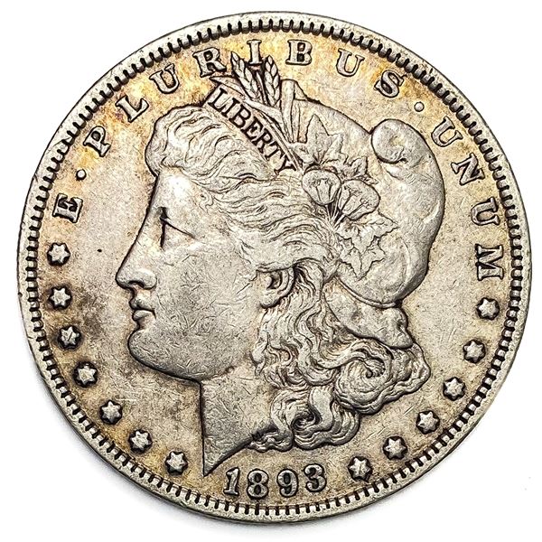 1893 Morgan Silver Dollar LIGHTLY CIRCULATED
