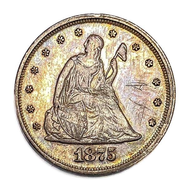 1875 Twenty Cent Piece CLOSELY UNCIRCULATED