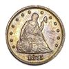 Image 1 : 1875 Twenty Cent Piece CLOSELY UNCIRCULATED