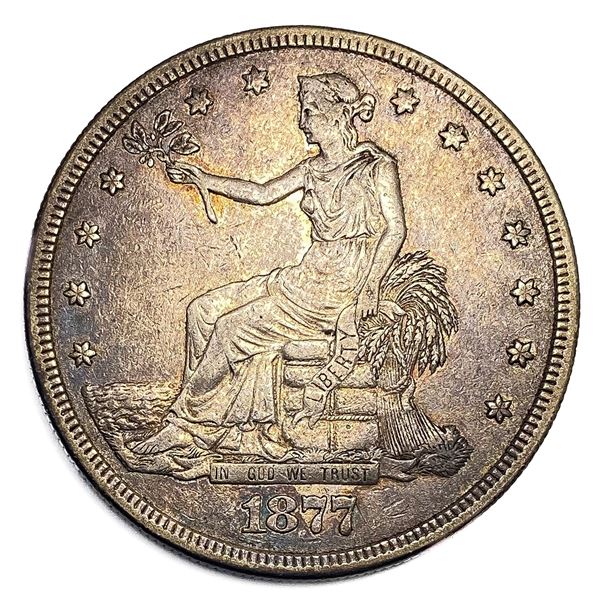 1877-S Silver Trade Dollar NEARLY UNCIRCULATED