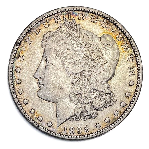 1895-S Morgan Silver Dollar NEARLY UNCIRCULATED