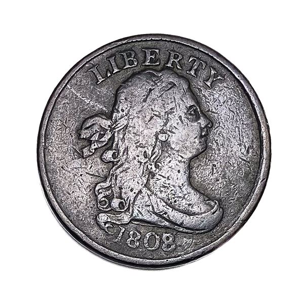 1808 Draped Bust Half Cent NICELY CIRCULATED