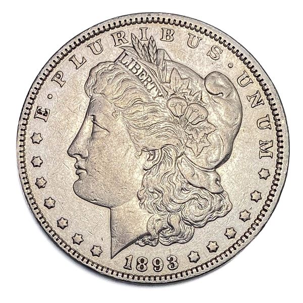 1893 Morgan Silver Dollar CLOSELY UNCIRCULATED