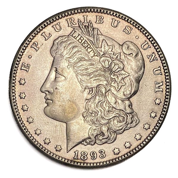 1893 Morgan Silver Dollar CLOSELY UNCIRCULATED