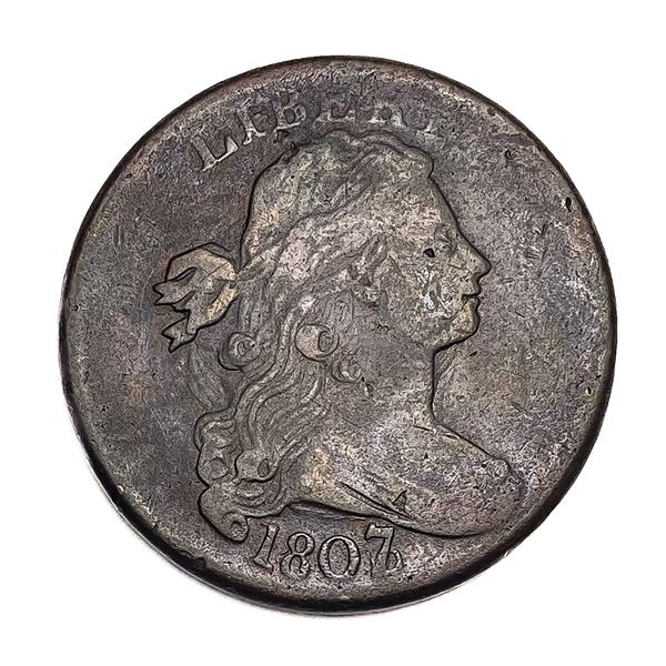 1807/6 Draped Bust Large Cent NICELY CIRCULATED
