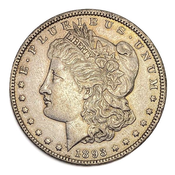 1893 Morgan Silver Dollar CHOICE AU