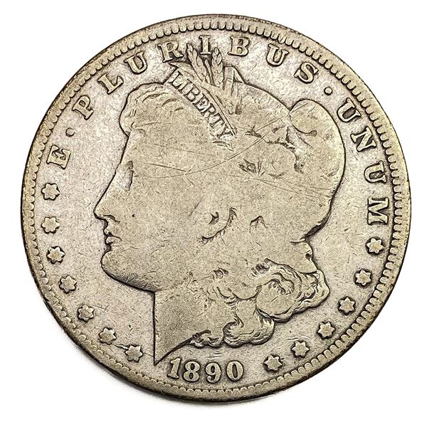 1890-CC Morgan Silver Dollar NICELY CIRCULATED