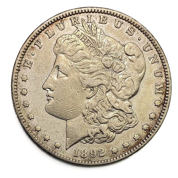 1892-S Morgan Silver Dollar NEARLY UNCIRCULATED