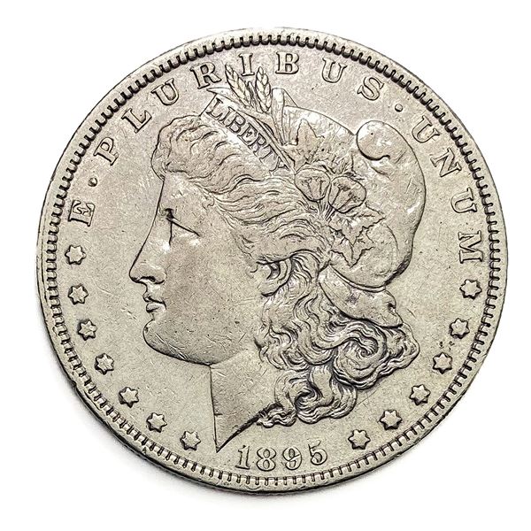1895-O Morgan Silver Dollar ABOUT UNCIRCULATED
