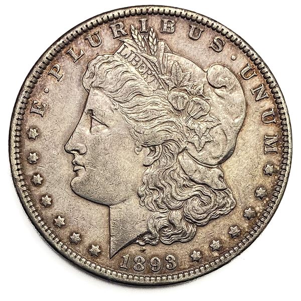 1893 Morgan Silver Dollar CLOSELY UNCIRCULATED