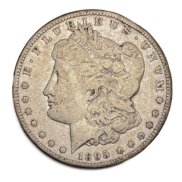 1895-S Morgan Silver Dollar Avg Circ